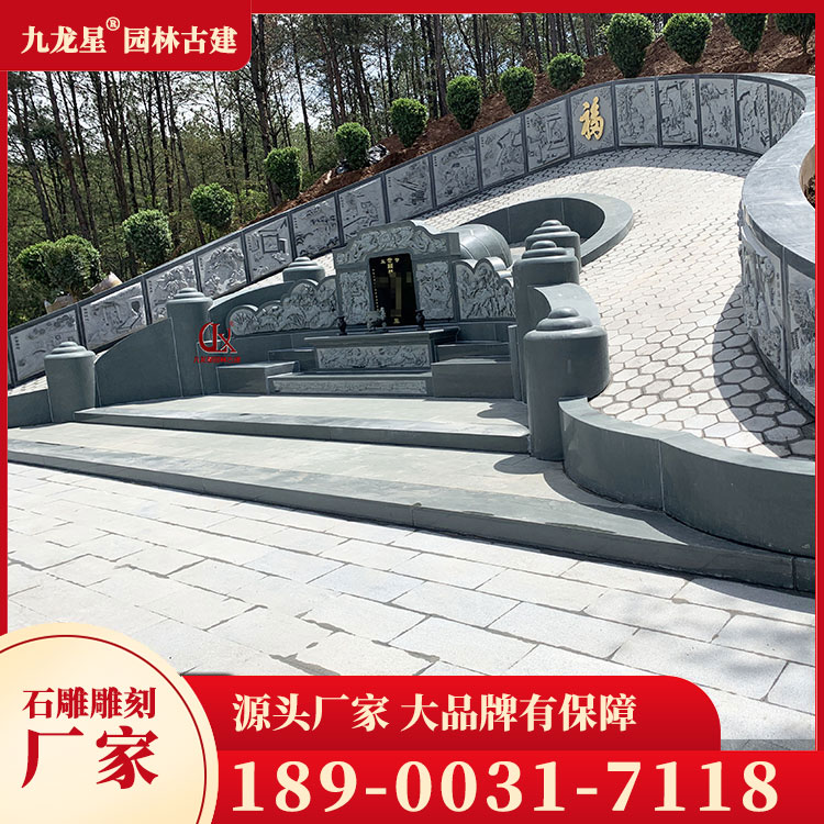 農村土葬墓圖片
